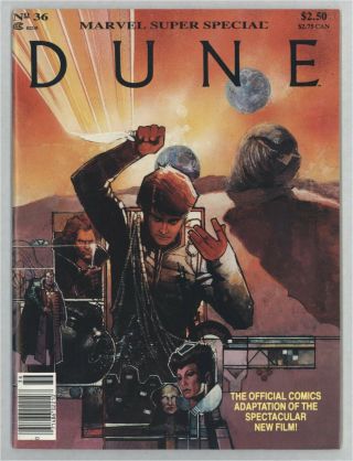 Marvel Special 36 1st Dune Movie Adaptation Sienkiewicz 1984 Vf/nm 9.  0