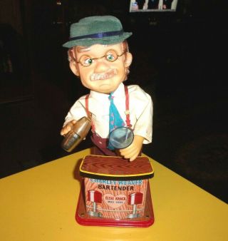 Rare Old Vintage Battery Operated Charlie Weaver W/Box 1950 ' s 2