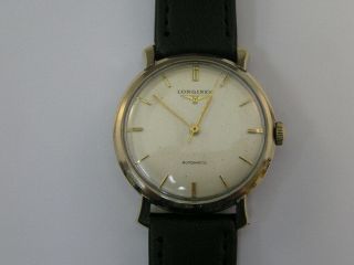 Vintage Longines Automatic Watch Lugs Cal 19as 1955