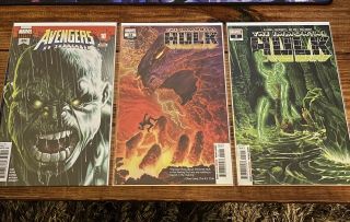 Immortal Hulk 2 And 12 1st Print Avengers 684 First Immortal Hulk