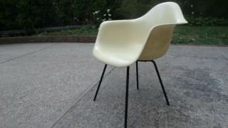 Vintage Mid - Century Herman Miller Fiberglass Shell Arm Chair Modern Eames Era