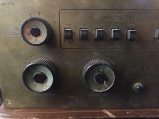 1 vintage Mcintosh C - 8 tube pre - amplifier 3