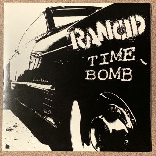Rancid Time Bomb 7” Single (1995) Vinyl Record Epitaph 86455 - 7 Punk Tim