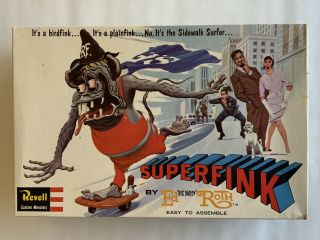 Vintage Revell Superfink Ed Big Daddy Roth Model Kit 64 Rat Fink