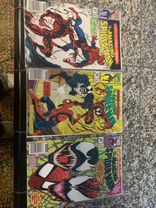 The Spider - Man 361,  362,  363 (apr 1992,  Marvel)