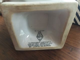 Antique Ironstone Small Compote Bowl James Edwards Rare 1846