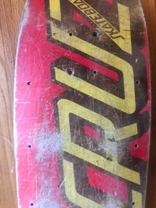 Vintage Santa Cruz Eric Dressen Rare Ever - Slick Deck Skateboard 3