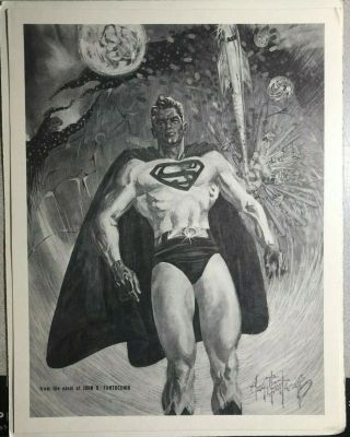 Superman Vintage Rbcc Print By John Fantucchio Plus The Art Of Frank Cirocco