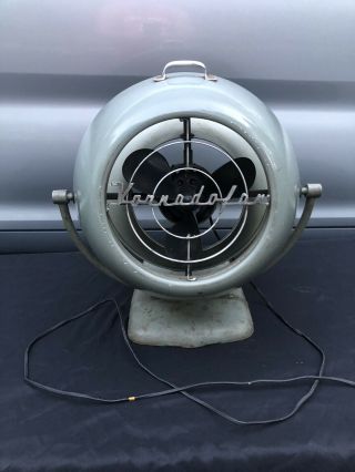 Vintage 1001 Vornado Fan Industrial Design Mid Century Script Grill