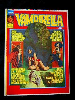 Vampirella 94 Warren Publishing Master Frank Frazetta Cover Proof 1981 Wa