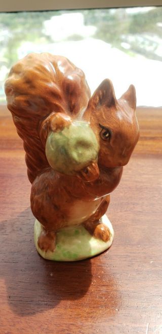 Vintage Squirrel Nutkin Figurine Beatrix Potter 