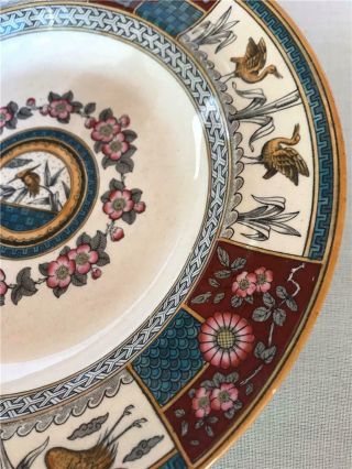 Antique English Semi - Porcelain Transferware Bowl B.  G.  &W.  Late Mayers Kioto 1880a 3