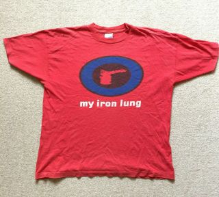 Radiohead My Iron Lung Rare Vintage Red T - Shirt 1990s - Xl