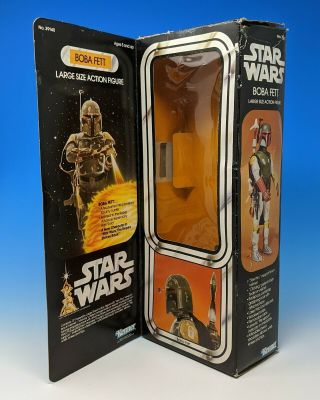 100 Vintage Star Wars Kenner Boba Fett Box Only 1979 With Insert Large