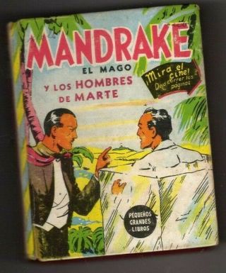PequeÑos Grandes Libros Mandrake El Mago Y Los Hombres De Marte 40`s Ed.  Abril