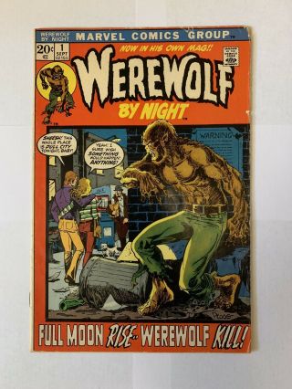 Marvel Werewolf By Night 1 (1972) Story Continued From Marvel Spotlight 4