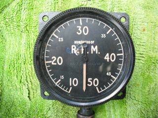 Ww2 Raf Spitfire 5000 Rpm Ind Dated 1944 Verry Ideal For Panel O