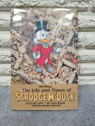The Life & Times Of Scrooge Mcduck Vol 1 Hardcover Don Rosa Disney Boom 1st Prin