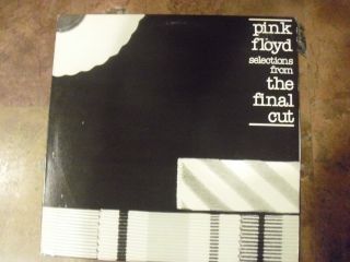 Pink Floyd Selections From The Final Cut Vintage Vinyl Record Rare Promo 2 Songs