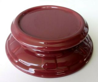 Longaberger Pottery - Woven Traditions - Paprika Pillar Candle Holder / Stand