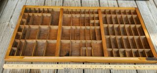 Knick Knack Wall Hanging Shelf/tray - Thimbles,  Minatures,  32 X 16 1/2,  Wooden