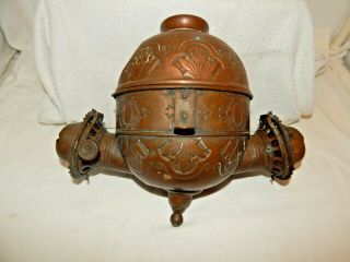 Antique Double Kerosene Oil Lantern Angle Lamp Co Parts Repair Restoration