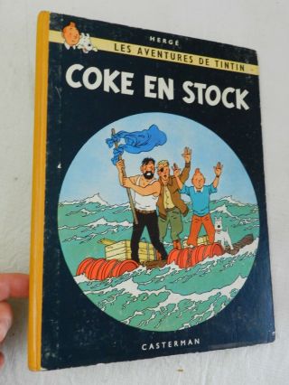 1958,  Tintin Coke En Stock (red Sea Sharks),  Casterman Hb,  1st/early Belgian Ed