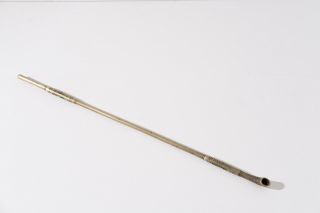 Vintage Chinese Metal Opium Poppy Pipe