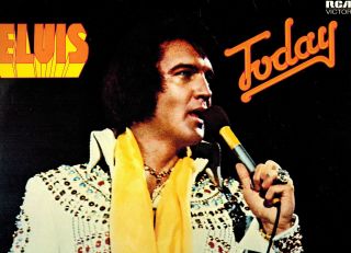 Mfd In Germany 1975 Apl1 - 1039 Pop Rock Lp Elvis Presley : Today