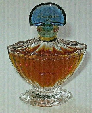 Vintage Guerlain Shalimar Perfume Bottle 1/4 Oz Open - 2/3 Full - Circa 1983 -