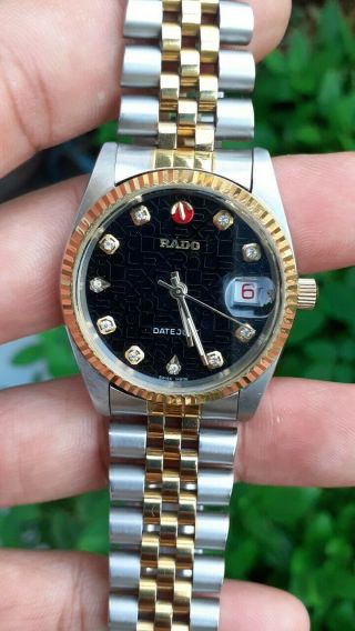 Very Rare Rado Datejust Automatic Swiss Mens Watch