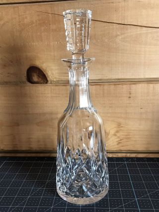 Vintage Waterford Heavy Crystal Decanter And Stopper