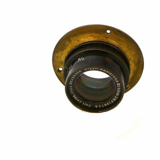 Vintage Carl Zeiss Jena 19.  5cm F/6.  8 Doppel Amatar Barrel Lens - Ug