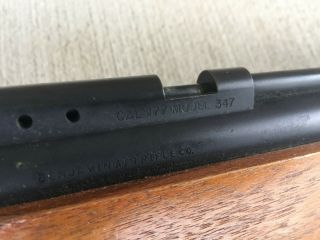 Vintage Benjamin Franklin Model 347 Cal 177 Pump Rifle Pellet Gun - Walnut Stock 3