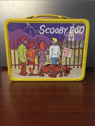 Vintage 1973 Scooby - Doo Lunch Box & Thermos Hanna - Barbera King - Seeley,  Halloween 2