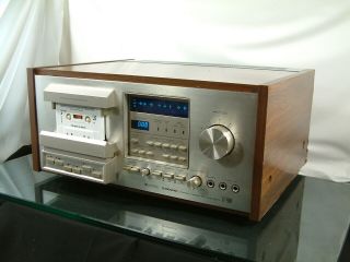Vintage Pioneer Stereo Cassette Deck Ct - F900 With " Wood " Case