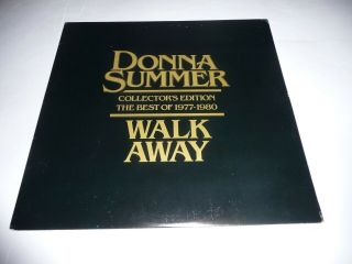 Lp Donna Summer - Walk Away Usa Promo