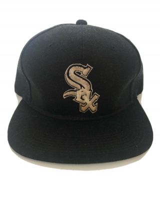 Vintage Chicago White Sox Snapback Dome Cap Hat Youngan Baseball Rare Eazy - E Vtg