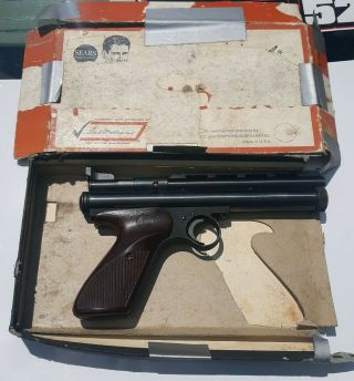 Vintage Sears Ted Williams Co2 Pellet Pistol 22 Cal