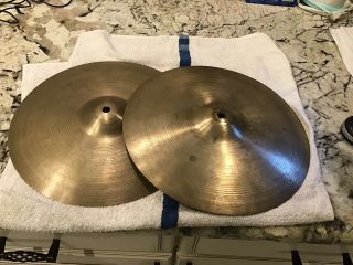 Zildjian 14” 60’s Hihat Set Hi - Hat Cymbals Light Sweet Vintage