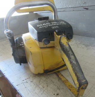 Vintage Collectible Mcculloch Mac 10 - 10 Automatic Chainsaw With 20 " Bar