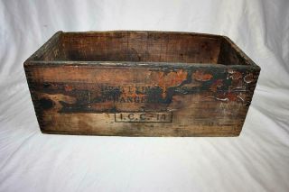 Vintage Dupont - Monobel High Explosives Wooden Box Joint Crate Dovetailed 25lbs 3