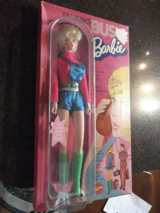 1972 Busy Talking Barbie Doll W/ Box Mod Vintage 1195