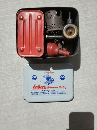 Vintage Enders Benzin - Baby No 9063 Petrol Stove Made In Germany