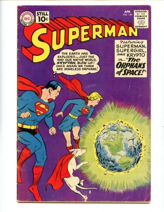 Superman 144 Classic Outer Space Cover With Krypto And Supergirl