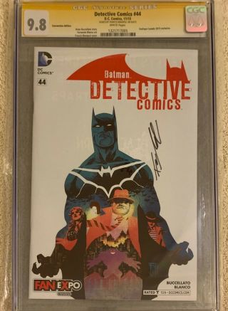 Detective Comics Vol 2 44 (fan Expo Canada) Cgc 9.  8 Signed By Francis Manapul
