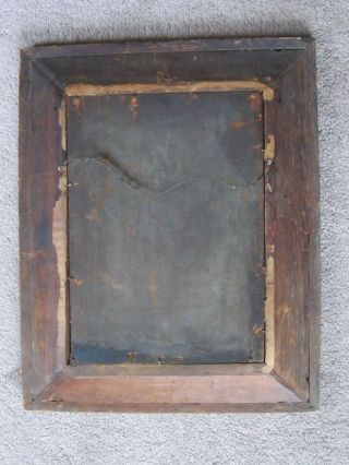 Antique Mahogany Ogee Mirror,  c1840 American.  Empire.  Federal.  17 1/2 