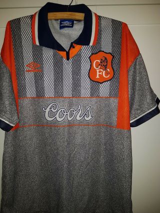 Rare Chelsea Away Shirt Large 1994/1995/1996 Vintage Football Retro