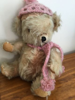 Antique Vintage Toffee Alpha Farnell Teddy Bear 10 Inches Tall Gorgeous Ted