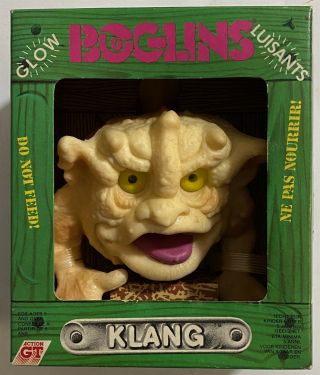Boglins Klang Puppet W/ Box Vintage 80 